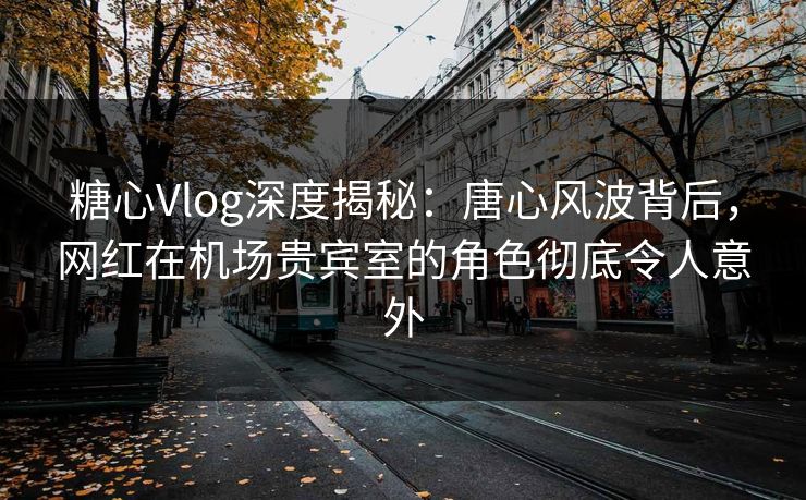 糖心Vlog深度揭秘：唐心风波背后，网红在机场贵宾室的角色彻底令人意外